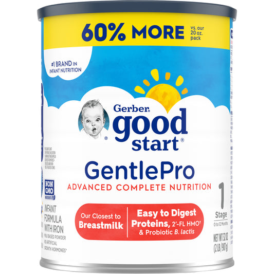 Gerber Good Start, Baby Formula Powder, GentlePro, Stage 1, 32 Ounce