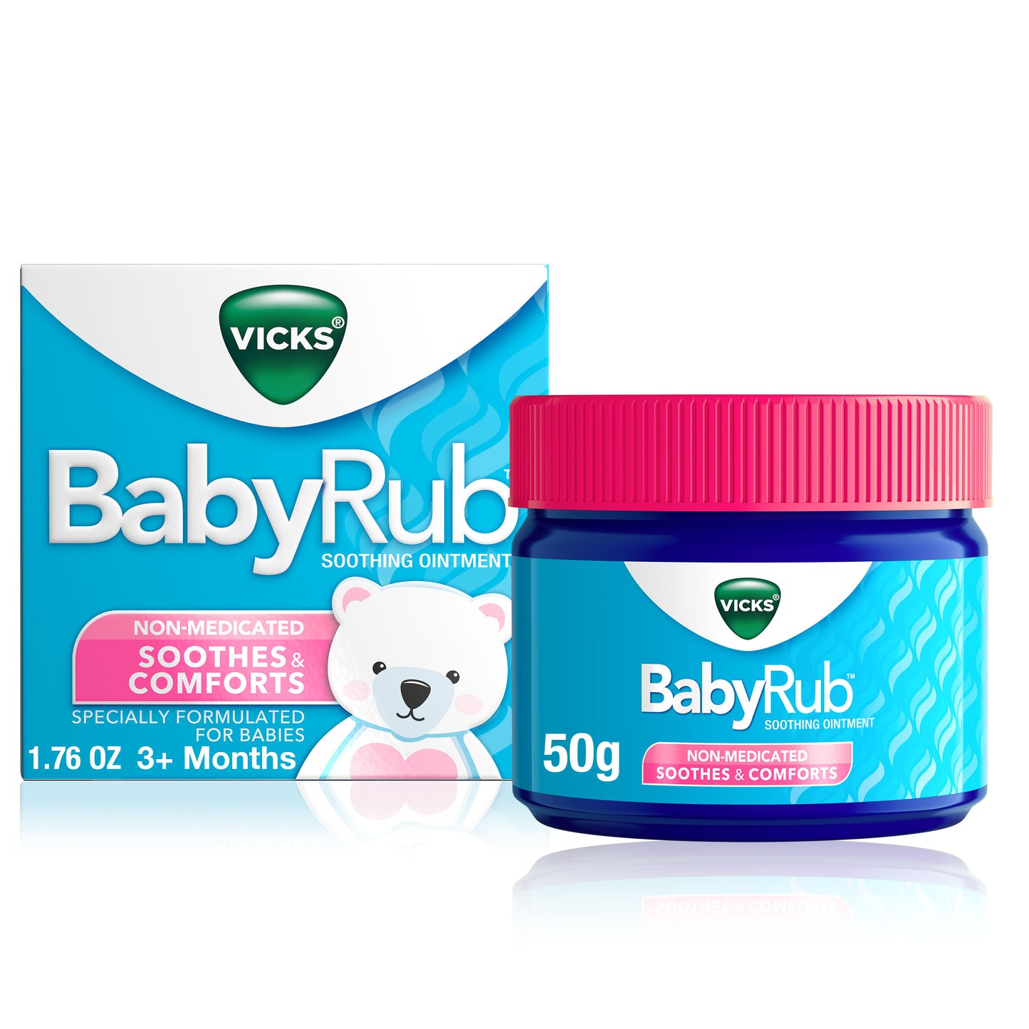 Vicks BabyRub, Non-Medicated Soothing Chest Rub Ointment, 1.76 oz