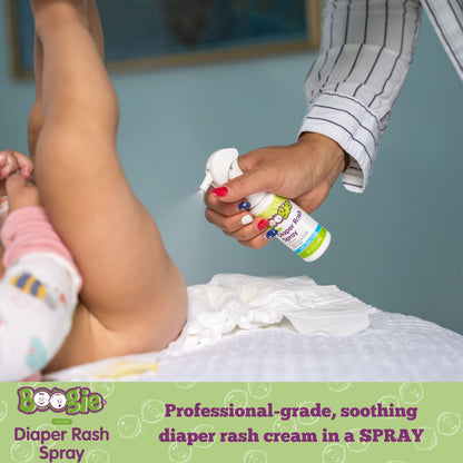 Boogie No-Rub Liquid Diaper Rash Spray with Zinc Oxide, 1.7 fl oz