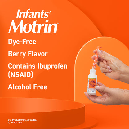 Motrin Infants' Liquid Medicine Drops with Ibuprofen, Berry, 1 fl.oz